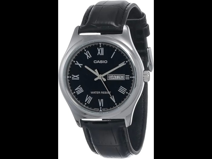 Casio MTP V006 leather watch