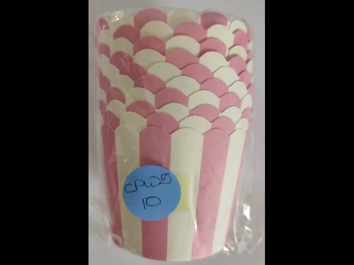 CUP CAKE HOLDERS - CANDY STRIPE