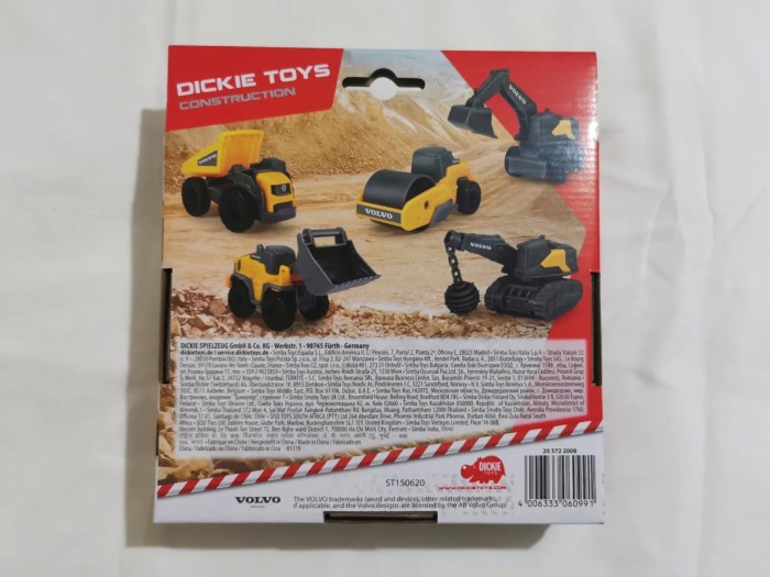 5 Piece Volvo Construction Toy Set