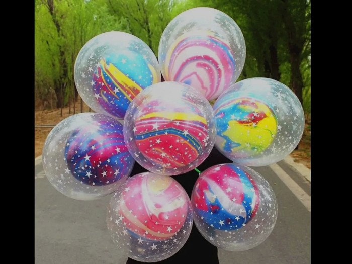 DOUBLE LAYER STAR BALLOONS