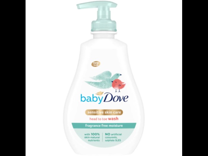 Dove Baby sensitive skin head to toe wash 400ml