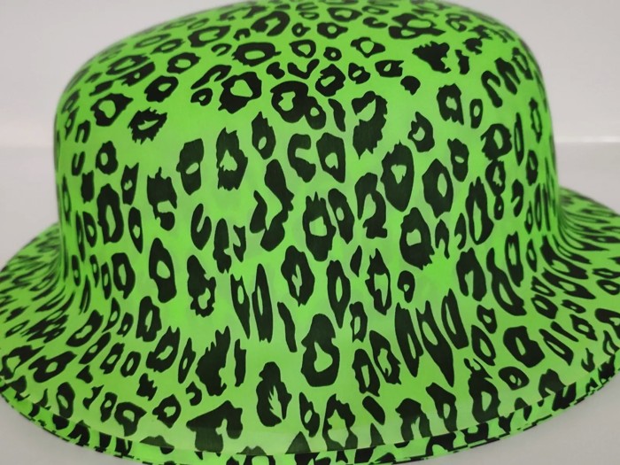 GREEN LEOPARD HAT