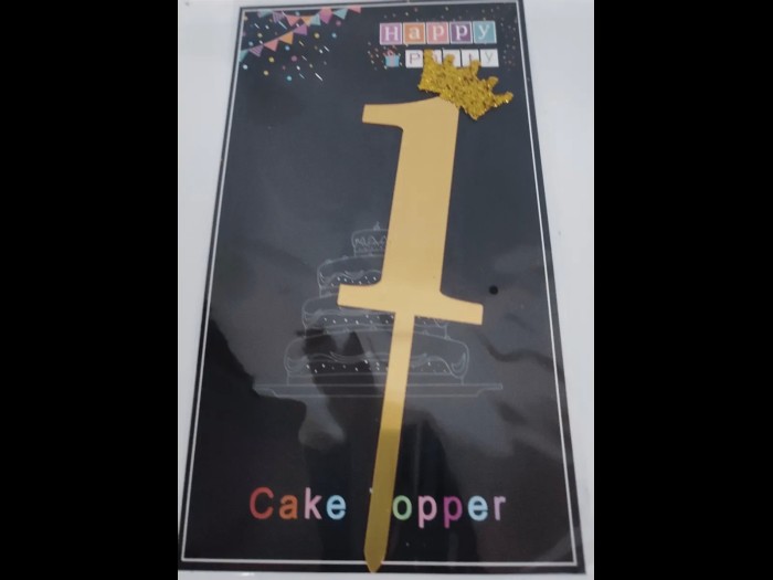 1 - CAKE TOPPER