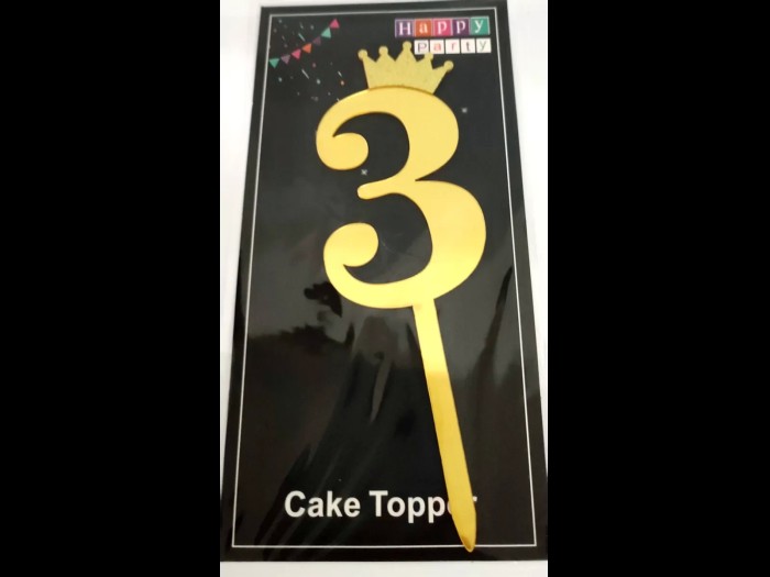 3 - CAKE TOPPER