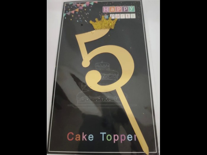 5 - CAKE TOPPER