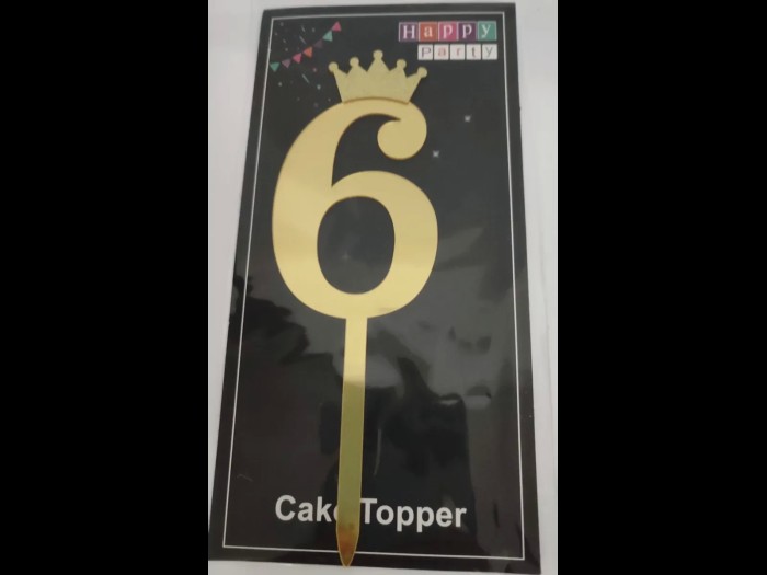 6 - CAKE TOPPER
