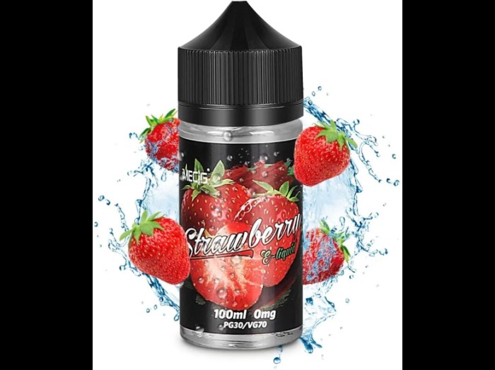 Vape Liquid, E Liquid,  Strawberry Vape Juice, 100ML
