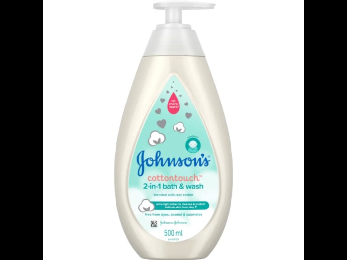 Johnsons cottontouch 2-in-1 bath and wash 500ml
