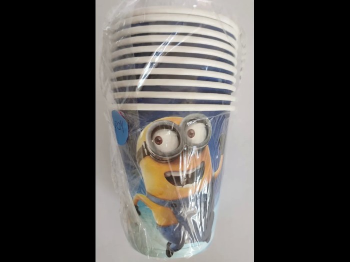 PAPER CUPS - MINIONS
